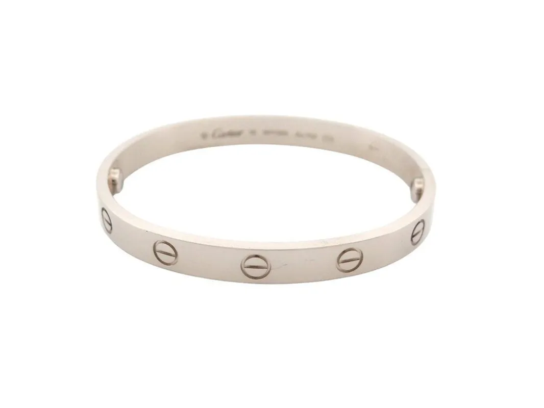 CARTIER - Bracelet Love Or Blanc sold by 58 Facettes