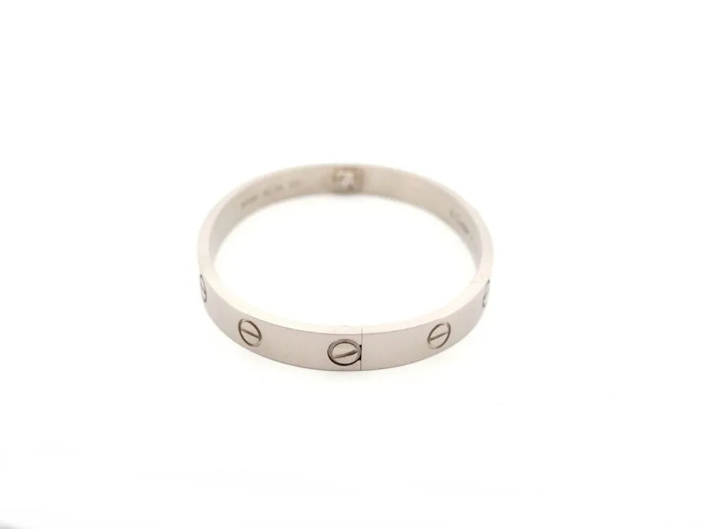 CARTIER - Bracelet Love Or Blanc sold by 58 Facettes product image thumbnail 2