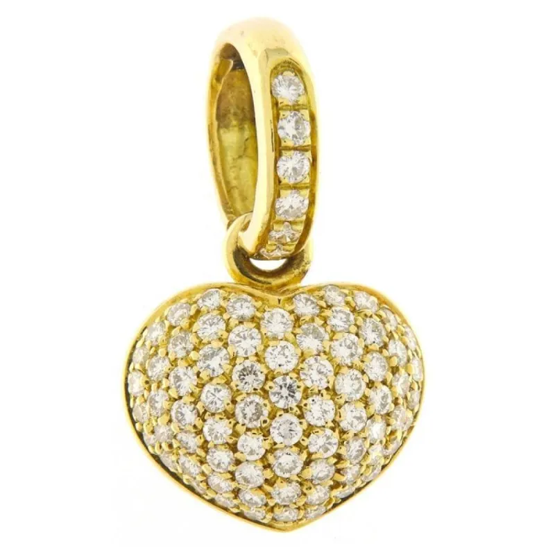 Pendentif Coeur or jaune Diamants sold by 58 Facettes