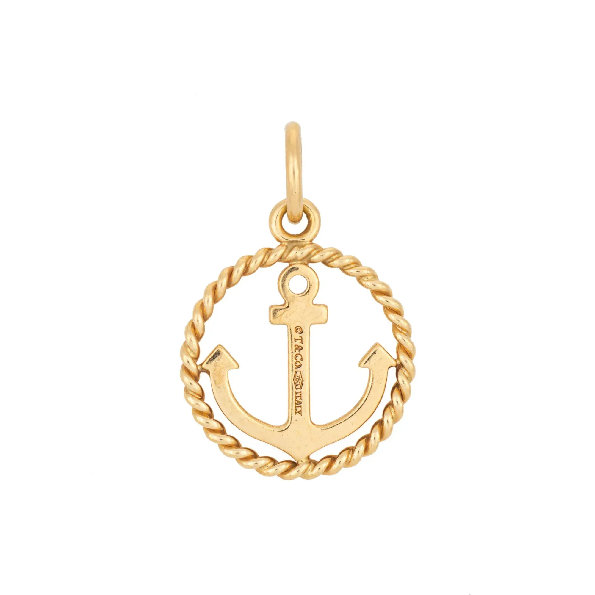 Tiffany & Co - Anchor Pendant en or jaune sold by 58 Facettes product image thumbnail 2