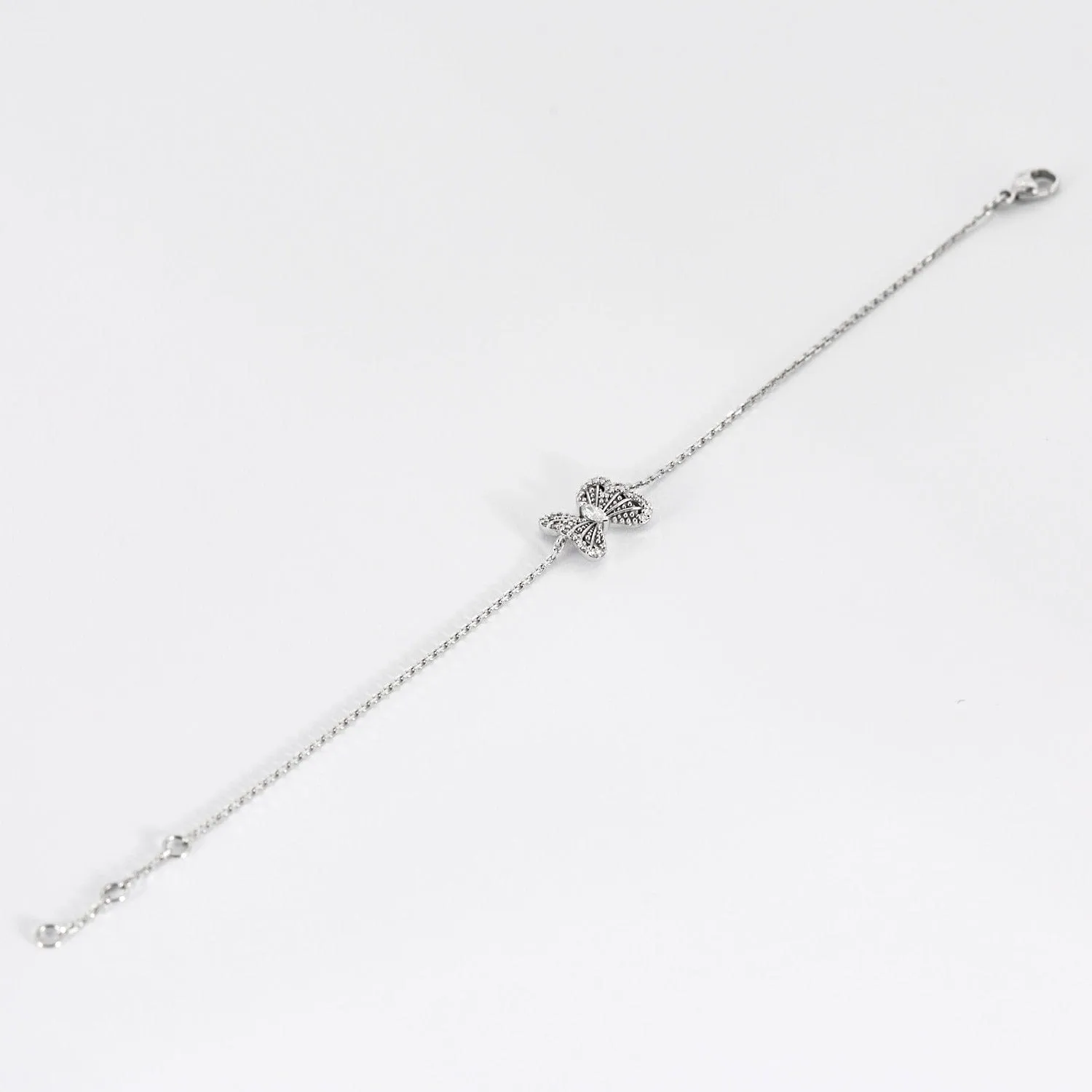 DE BEERS - PORTRAITS DE LA NATURE PAPILLON - Bracelet en or blanc et diamants sold by 58 Facettes product image thumbnail 5