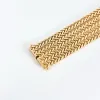 Bracelet ruban maille polonaise en or jaune sold by 58 Facettes