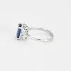 Bague or blanc, saphir et diamants sold by 58 Facettes