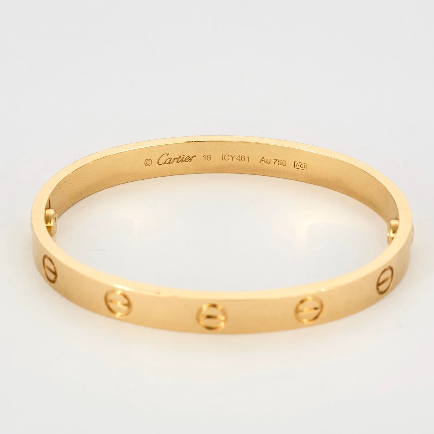 CARTIER - Love - Bracelet jonc en or jaune sold by 58 Facettes product image thumbnail 4