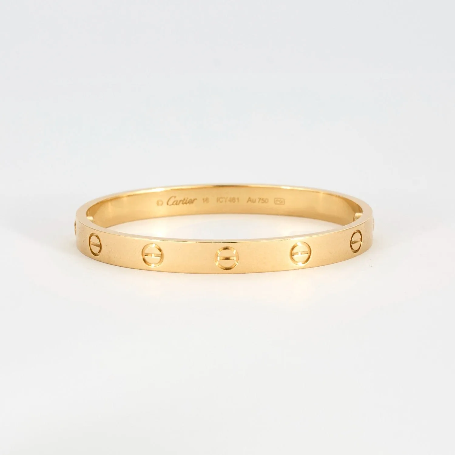 CARTIER - Love - Bracelet jonc en or jaune sold by 58 Facettes product image thumbnail 3