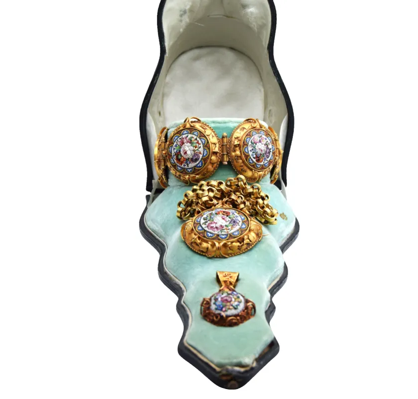 PARRURE oro giallo collana pendente-spilla bracchiale sold by 58 Facettes