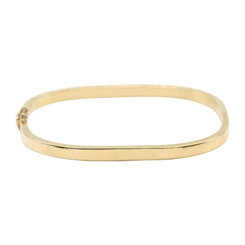 Bracelet carré en or jaune sold by 58 Facettes