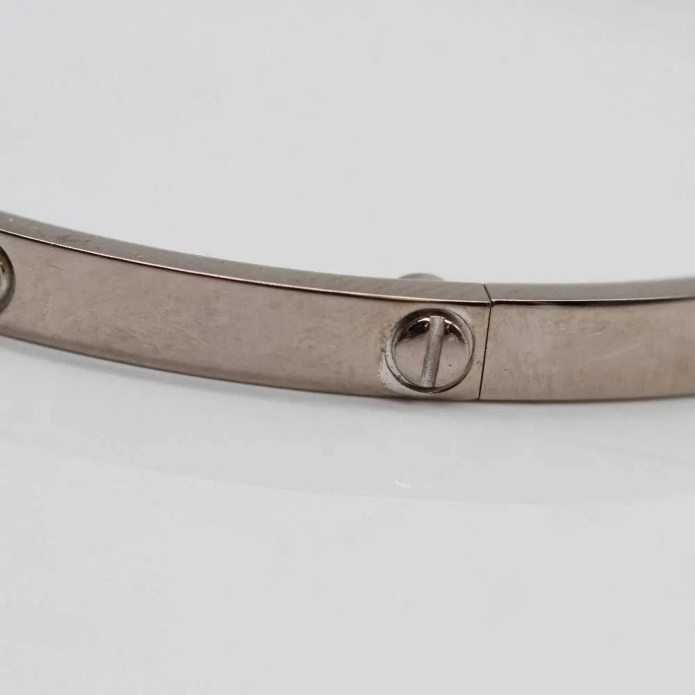 Cartier - Bracelet LOVE or blanc 10 diamants sold by 58 Facettes product image thumbnail 4