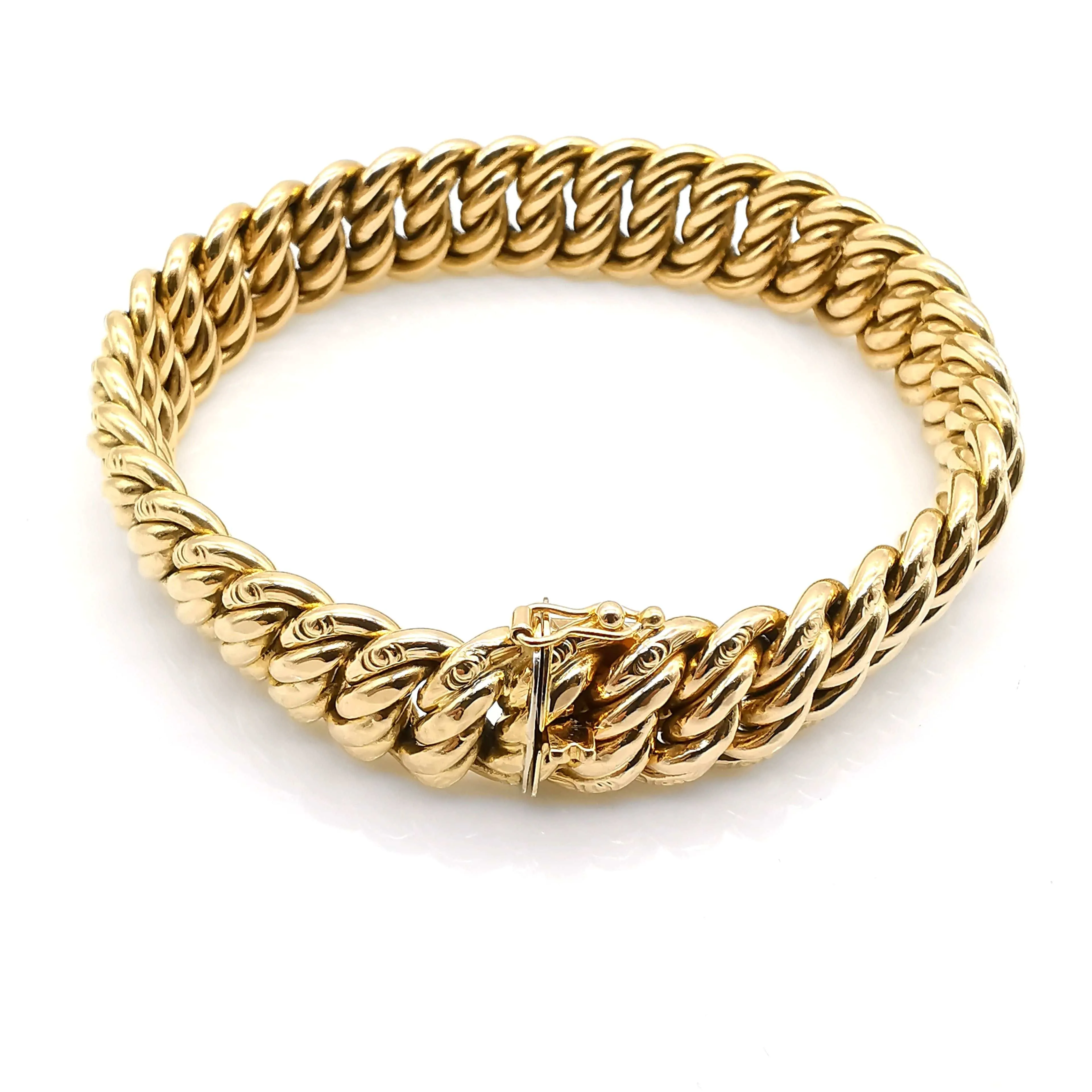 Bracelet Maille américaine Or jaune sold by 58 Facettes product image thumbnail 5