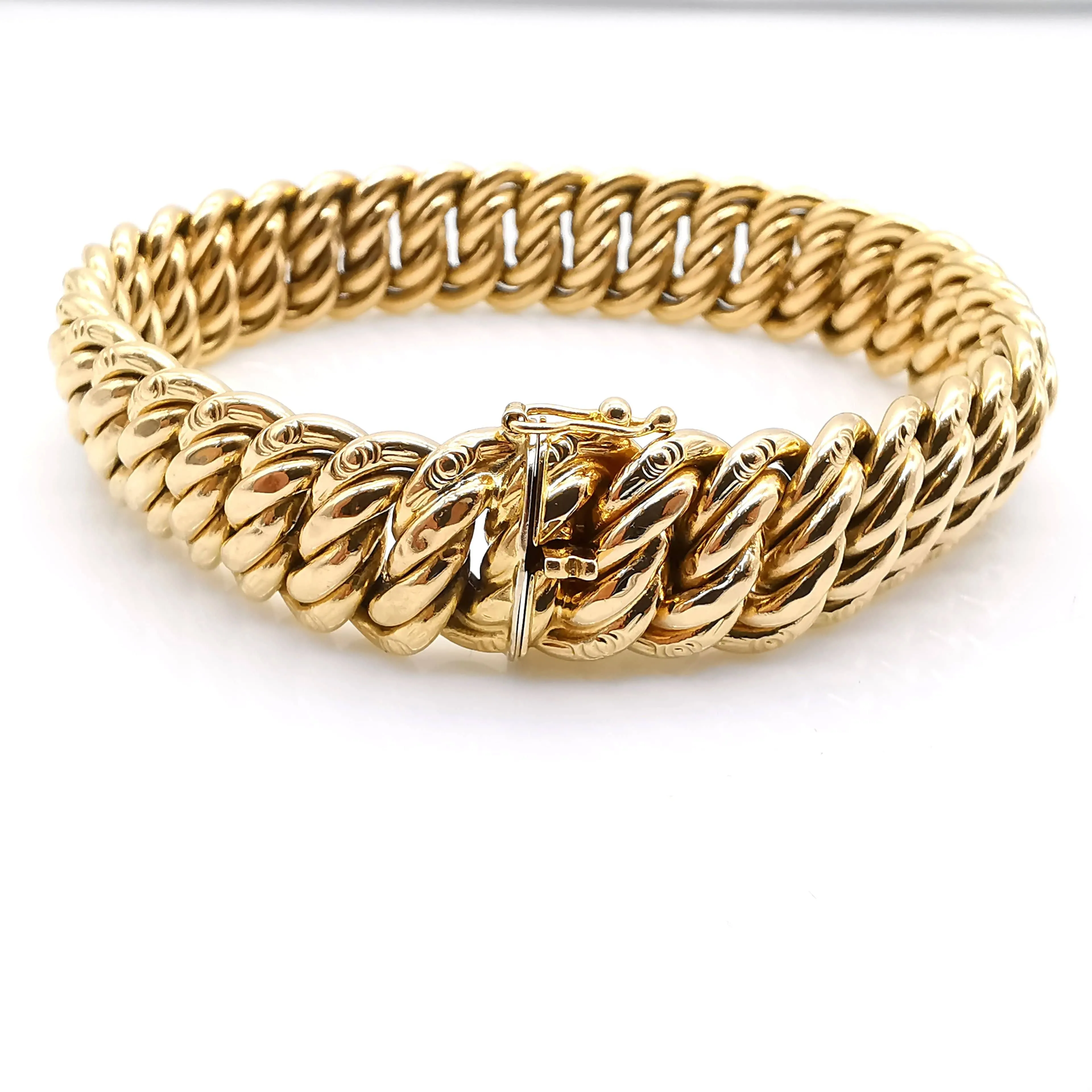 Bracelet Maille américaine Or jaune sold by 58 Facettes