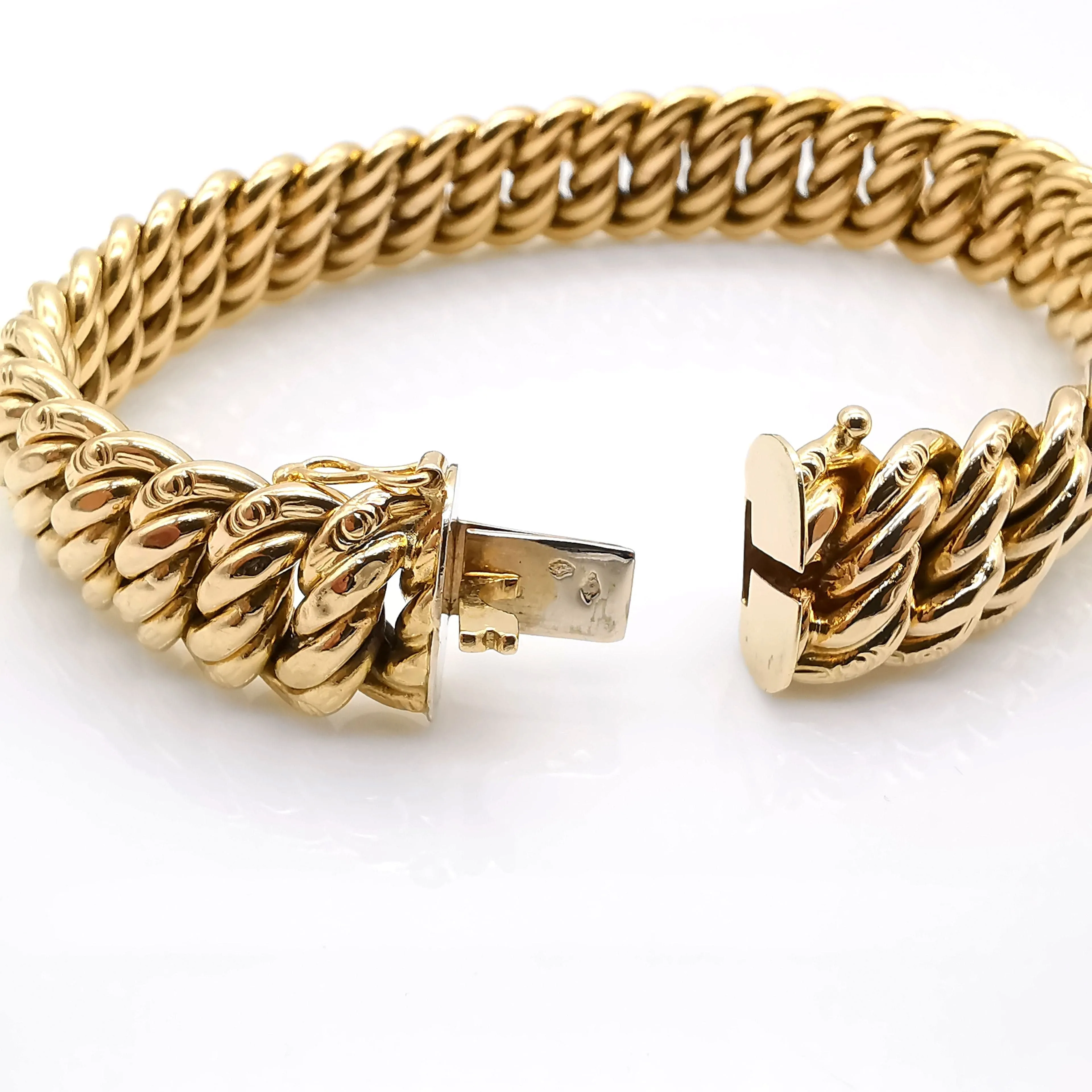 Bracelet Maille américaine Or jaune sold by 58 Facettes product image thumbnail 2