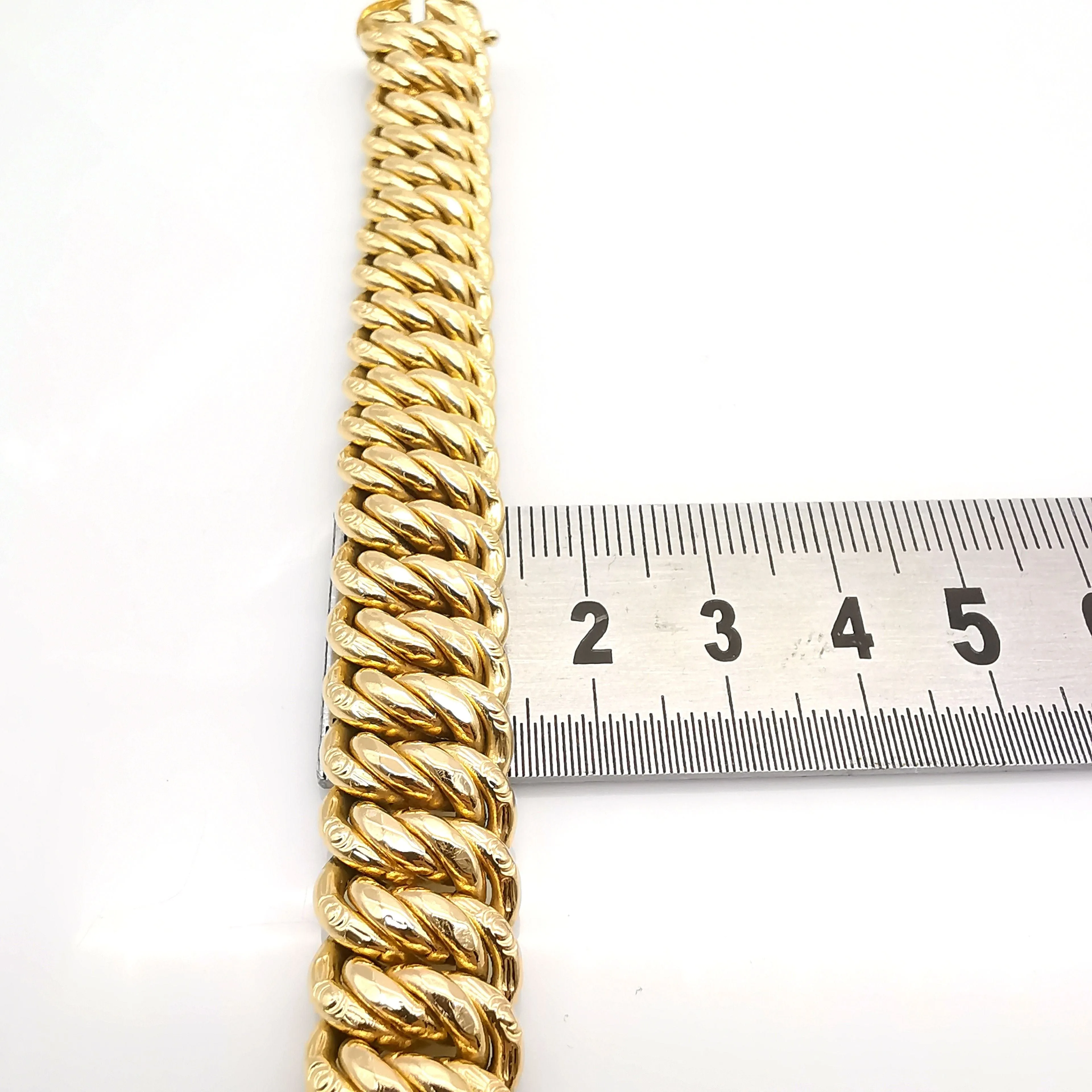 Bracelet Maille américaine Or jaune sold by 58 Facettes product image thumbnail 3