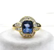 Bague vintage en saphir et diamant sold by 58 Facettes