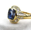 Bague vintage en saphir et diamant sold by 58 Facettes
