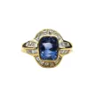 Bague vintage en saphir et diamant sold by 58 Facettes