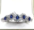 Bracelet or saphirs diamants sold by 58 Facettes