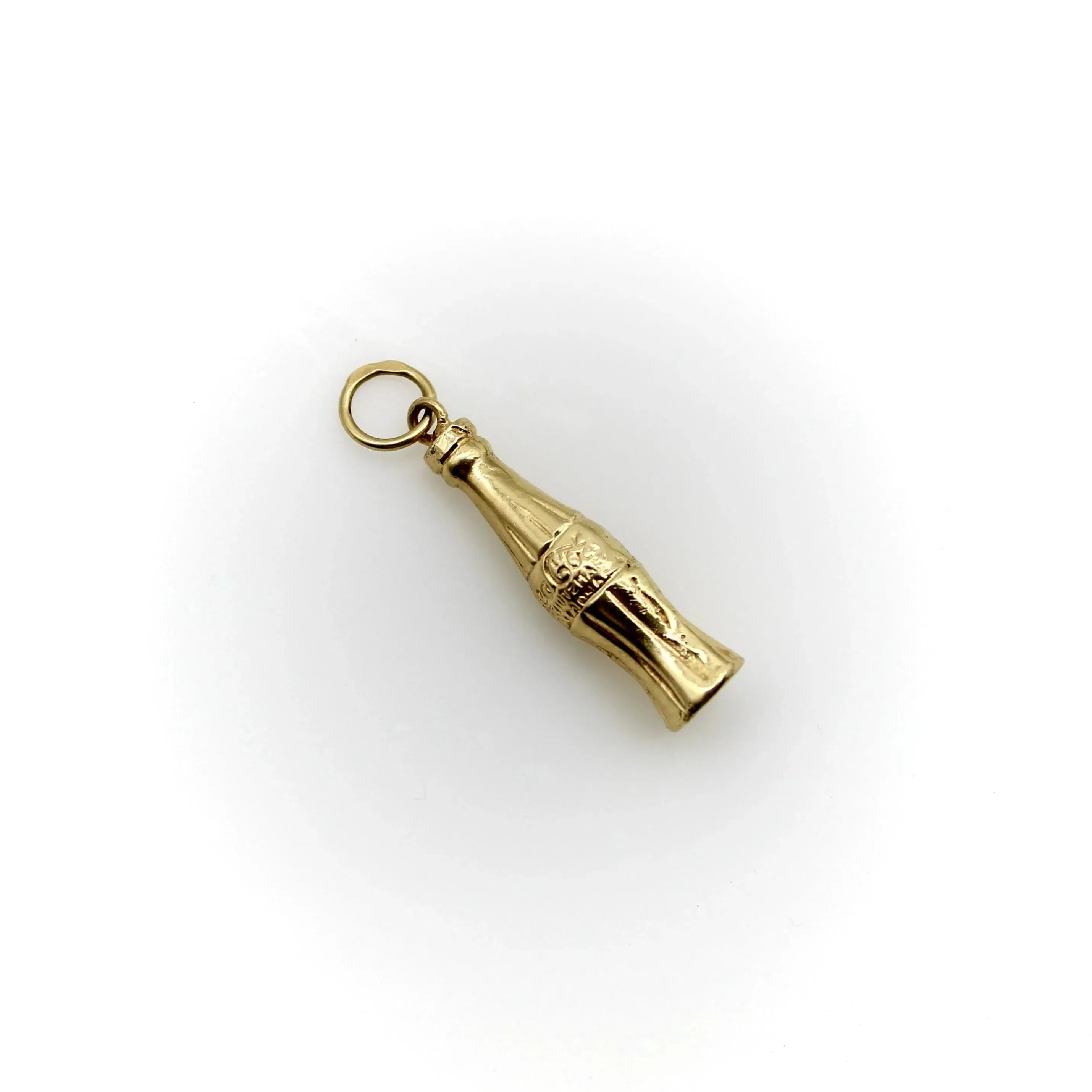Vintage Gold Miniature Coca Cola Bottle Charm sold by 58 Facettes product image thumbnail 3