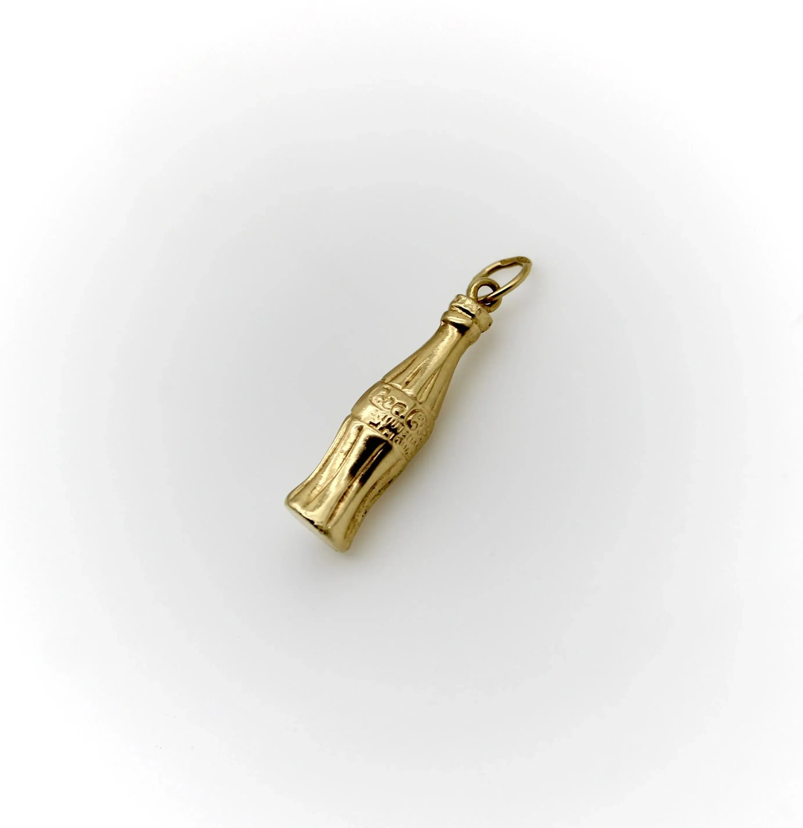 Vintage Gold Miniature Coca Cola Bottle Charm sold by 58 Facettes product image thumbnail 4