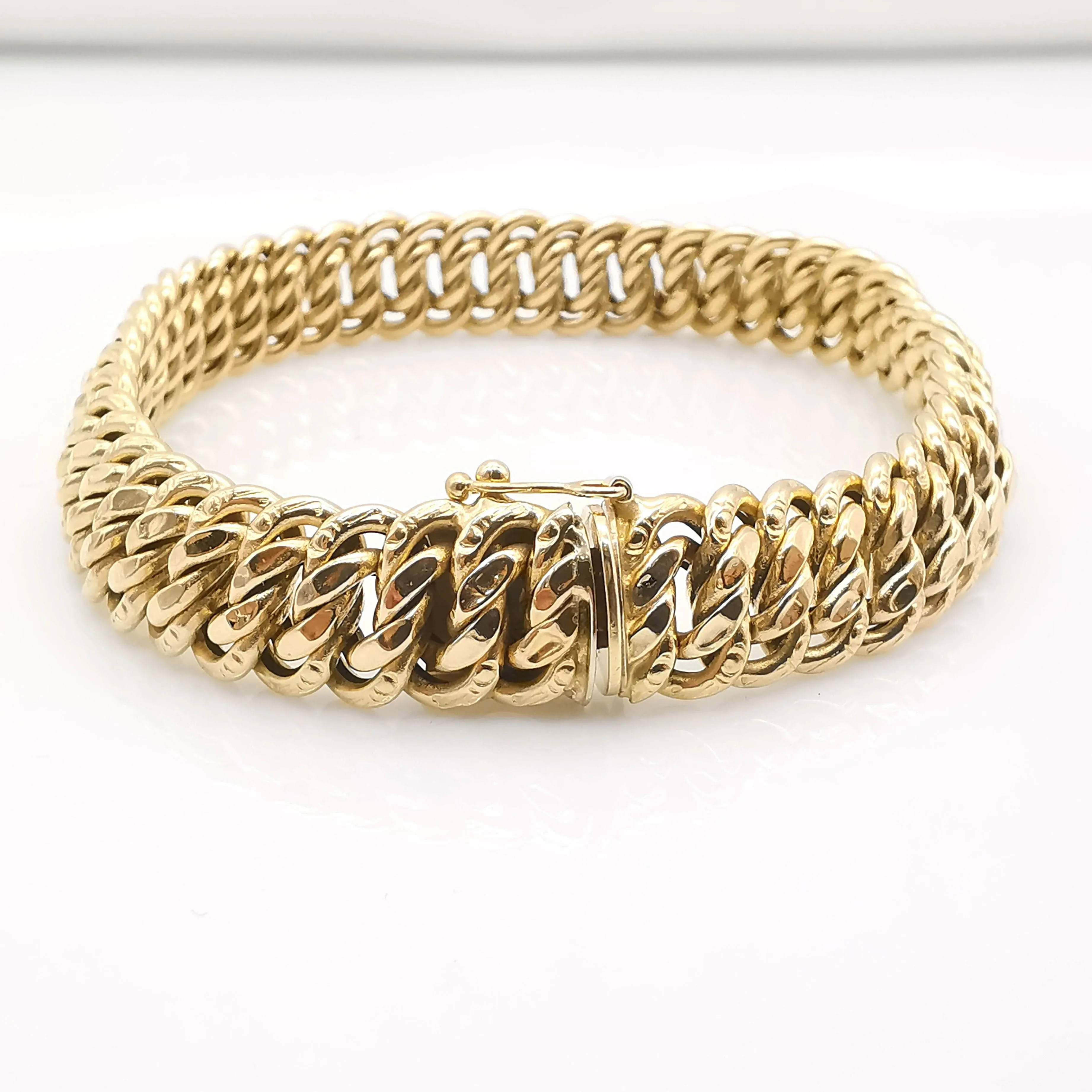 Bracelet Maille américaine or jaune sold by 58 Facettes