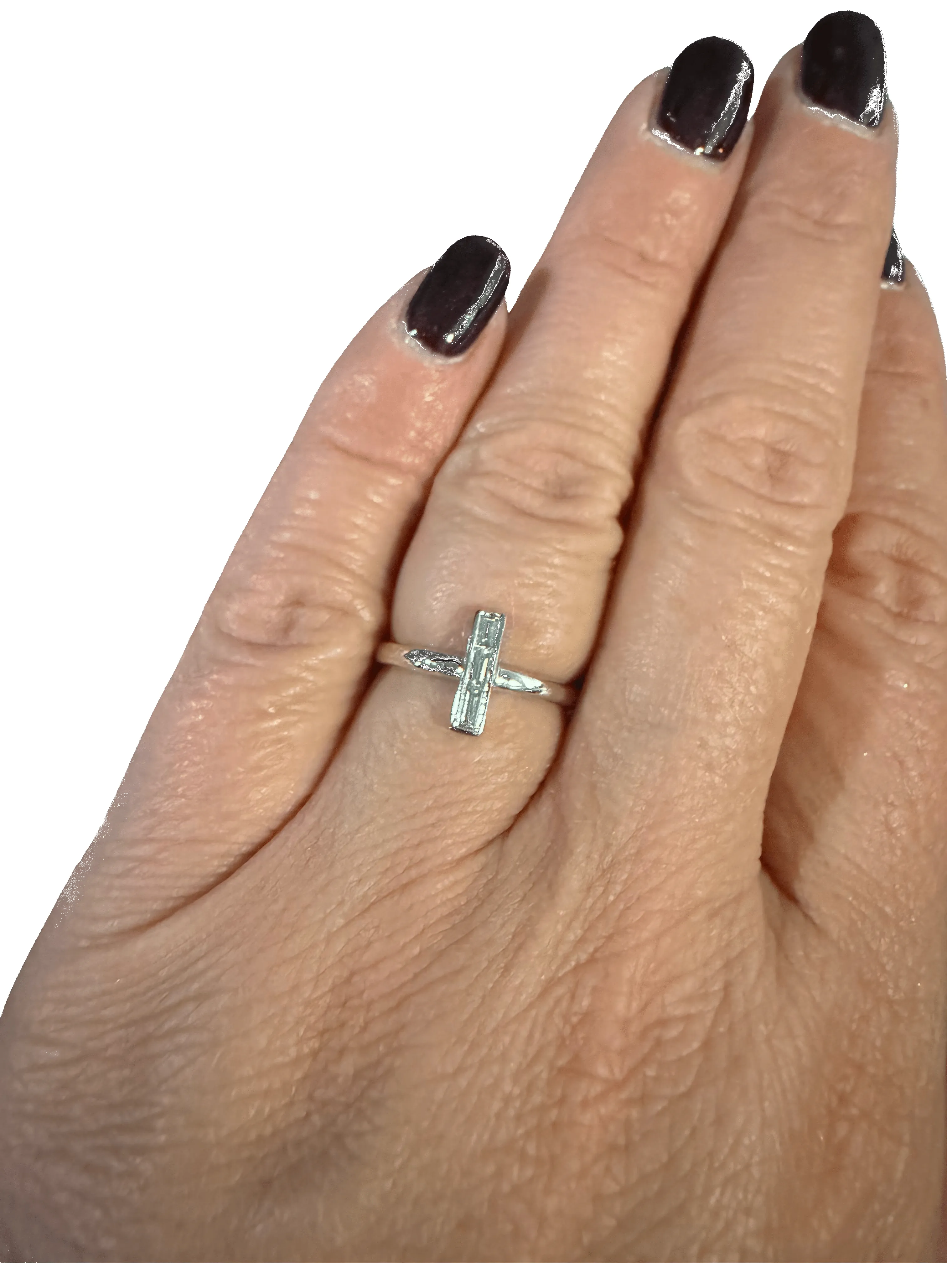 Bague alliance Or blanc et Diamants sold by 58 Facettes product image thumbnail 3