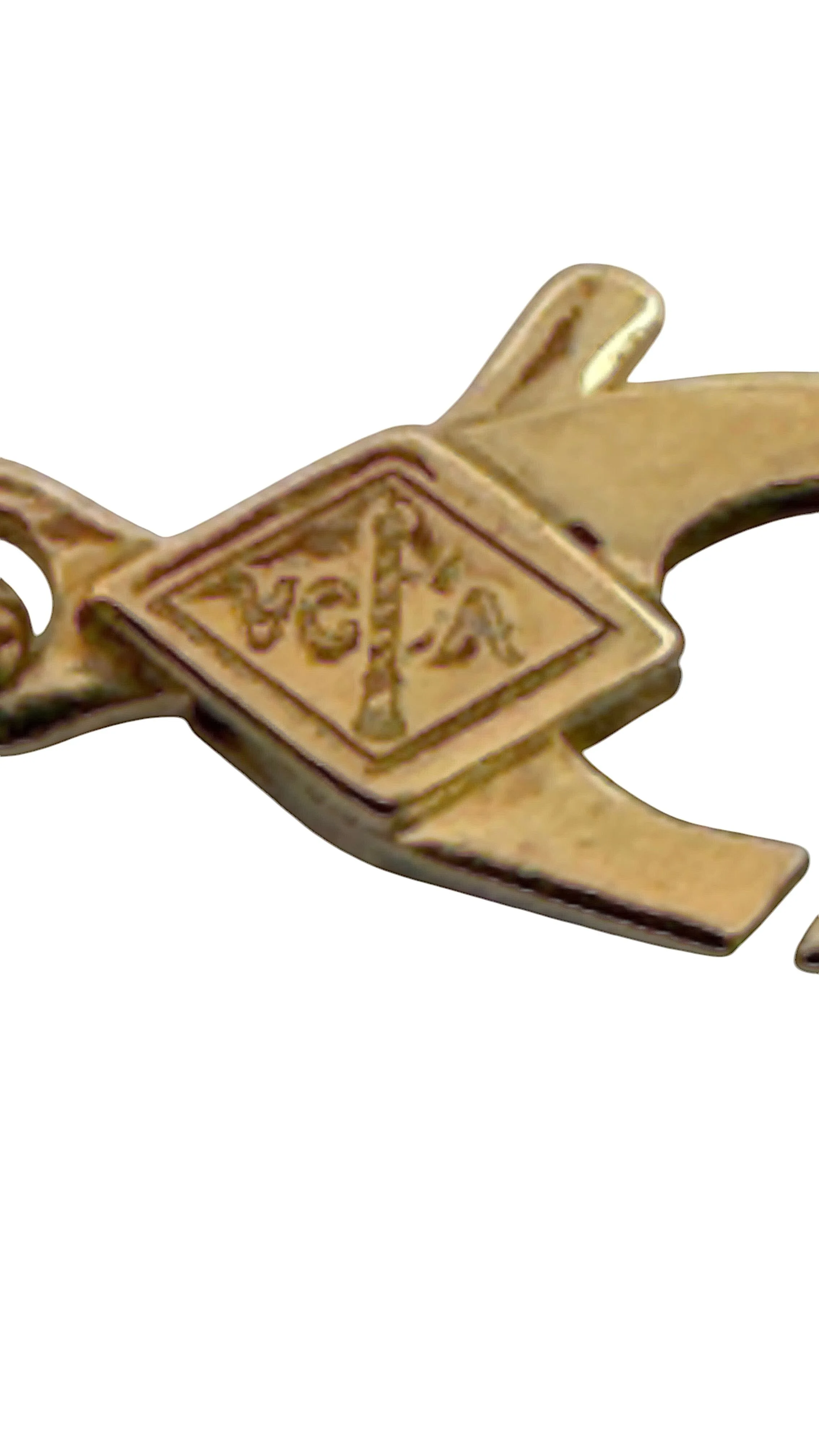 Van Cleef & Arpels - Bracelet Alhambra or jaune agate bleue sold by 58 Facettes product image thumbnail 5