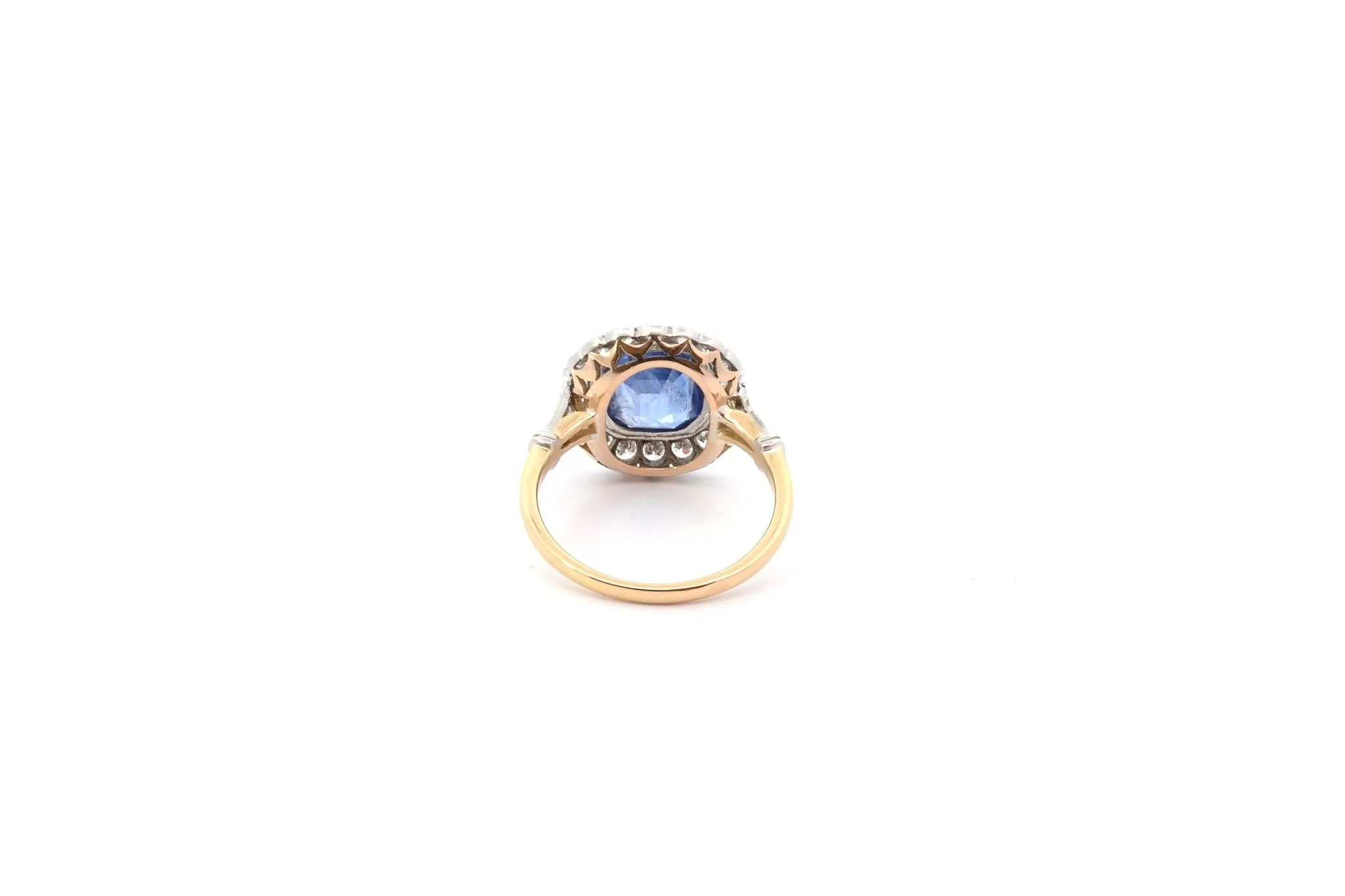 Bague de fiançailles saphir 3,15cts et diamants sold by 58 Facettes product image thumbnail 5