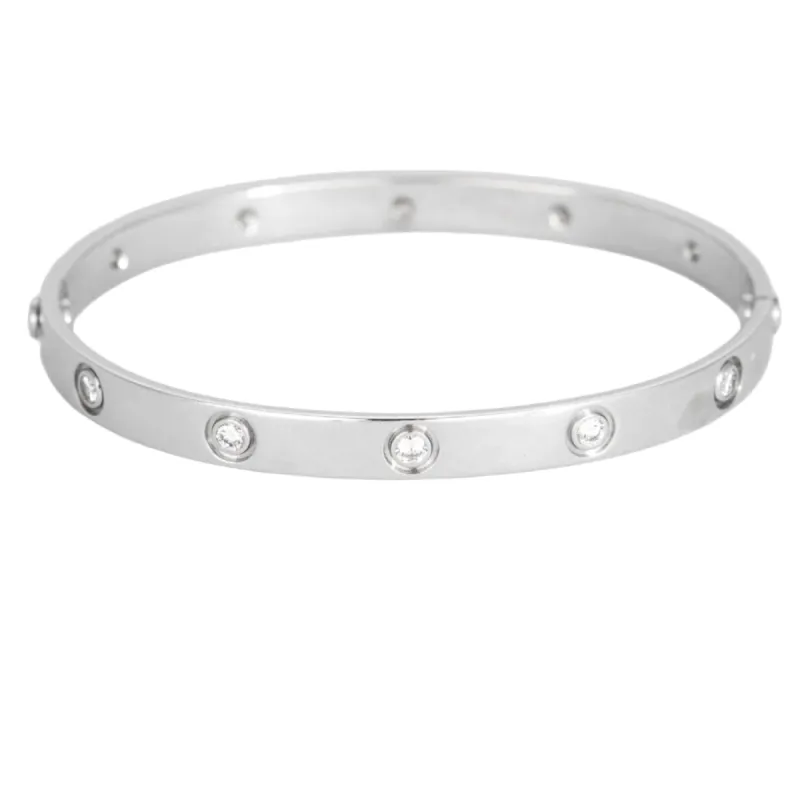CARTIER - Love - Bracelet or blanc et diamants sold by 58 Facettes