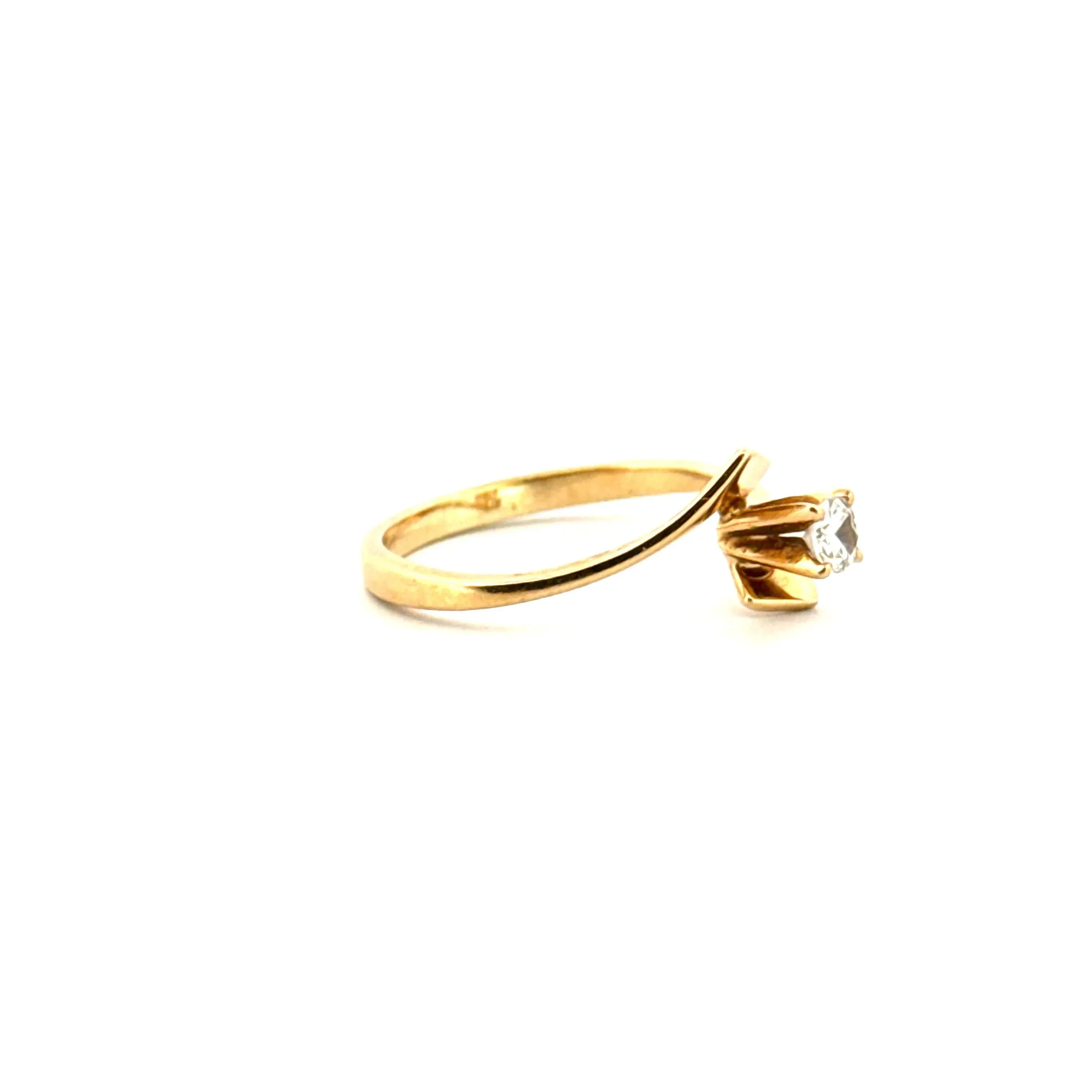Solitaire or jaune Diamant sold by 58 Facettes product image thumbnail 4