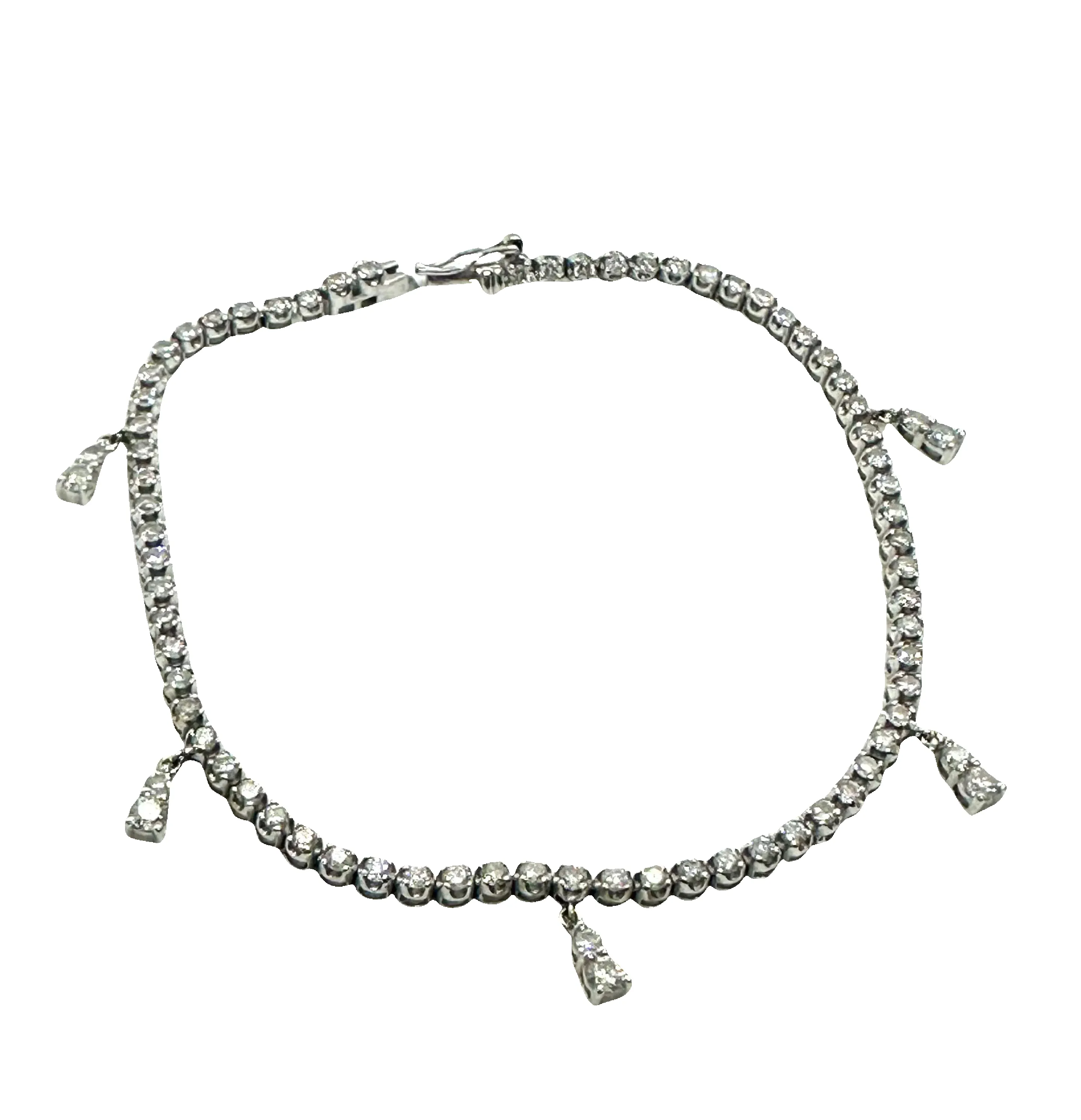 Bracelet tennis en or blanc ct. 1,66 au total sold by 58 Facettes