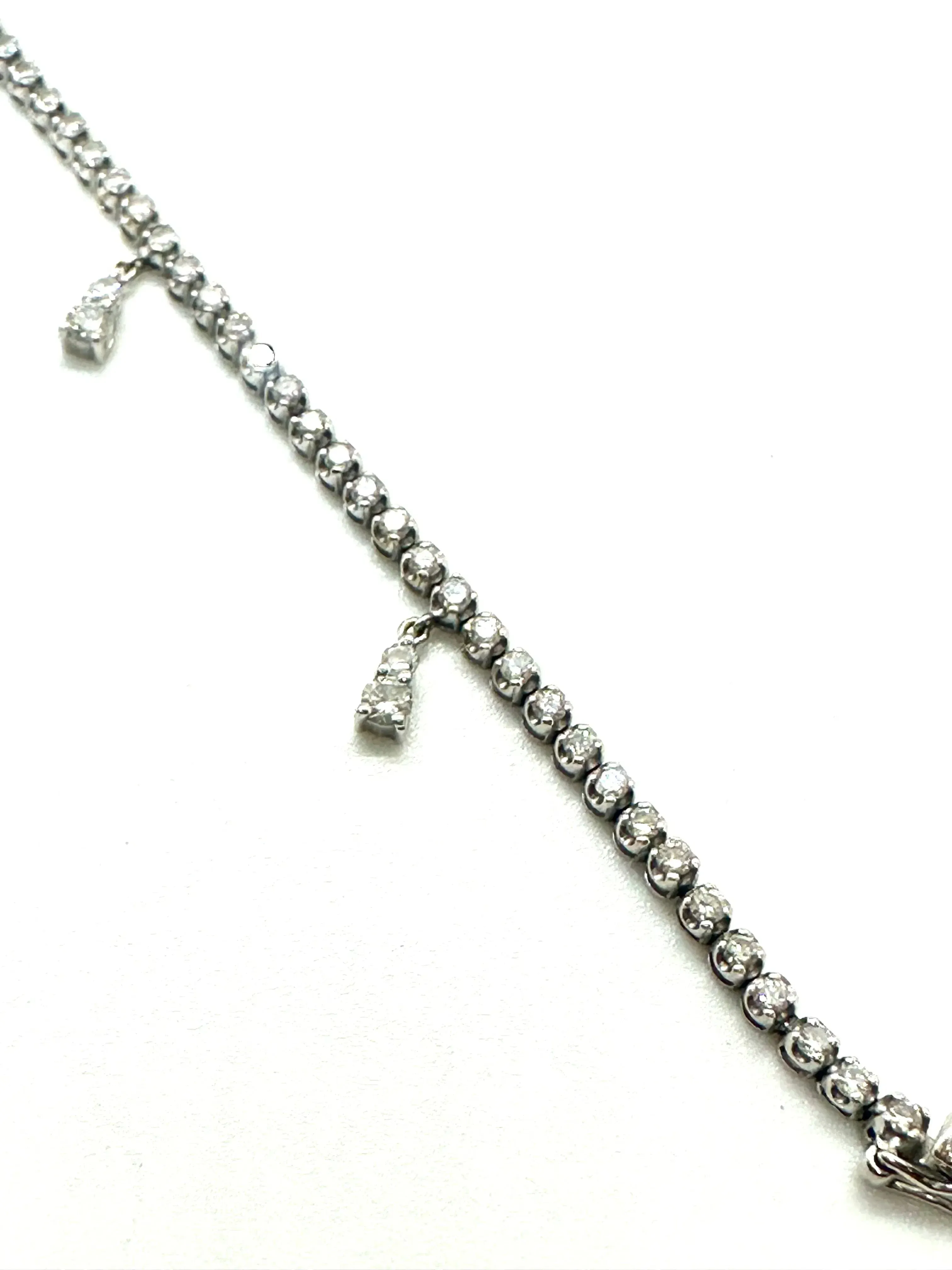 Bracelet tennis en or blanc ct. 1,66 au total sold by 58 Facettes product image thumbnail 2