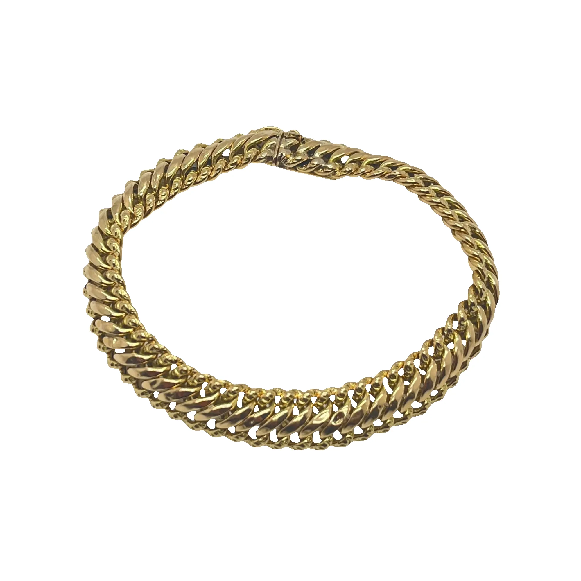 Bracelet Maille américaine alternée sold by 58 Facettes