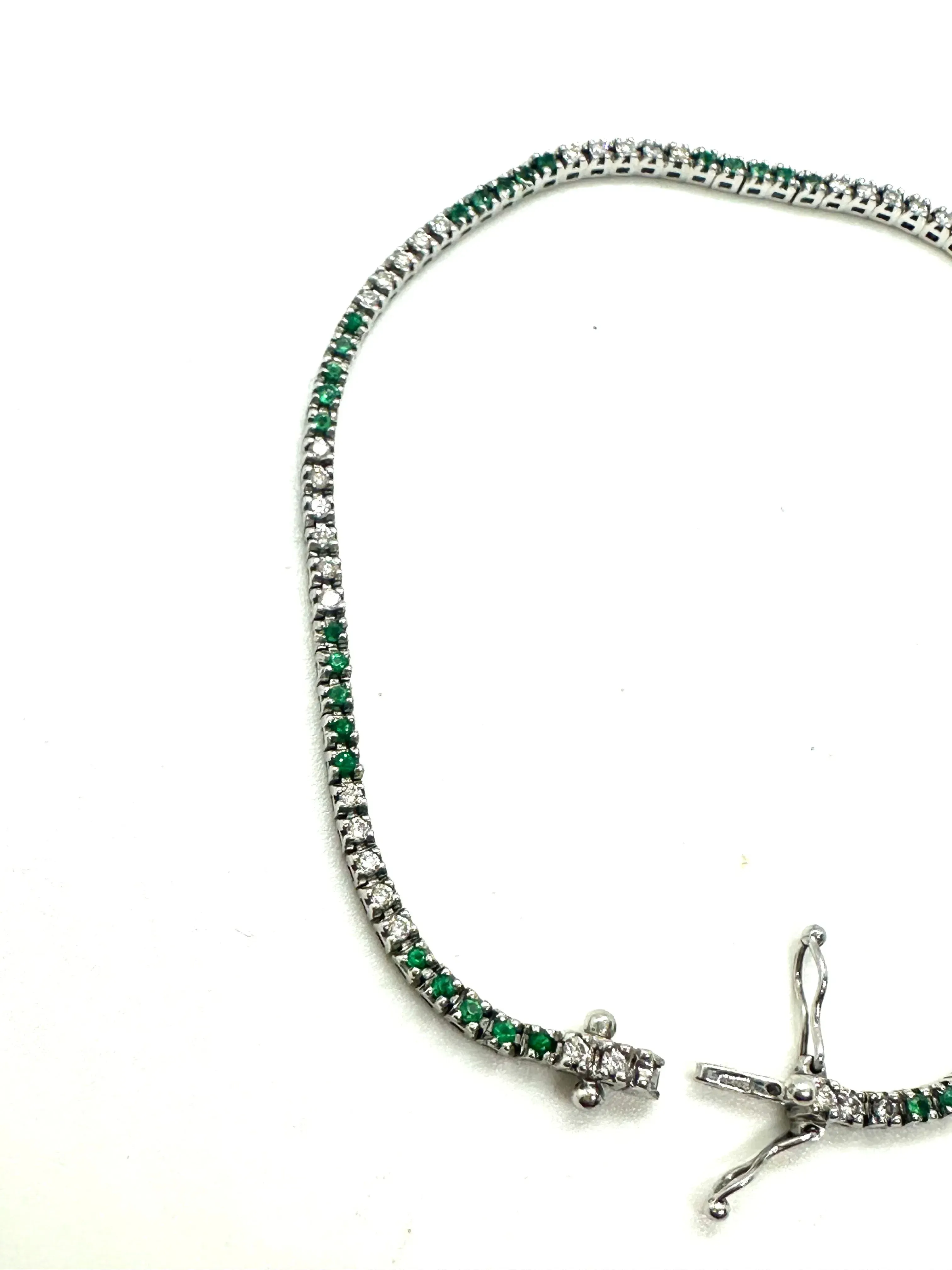 Diamants de tennis et tsavorites sold by 58 Facettes product image thumbnail 4