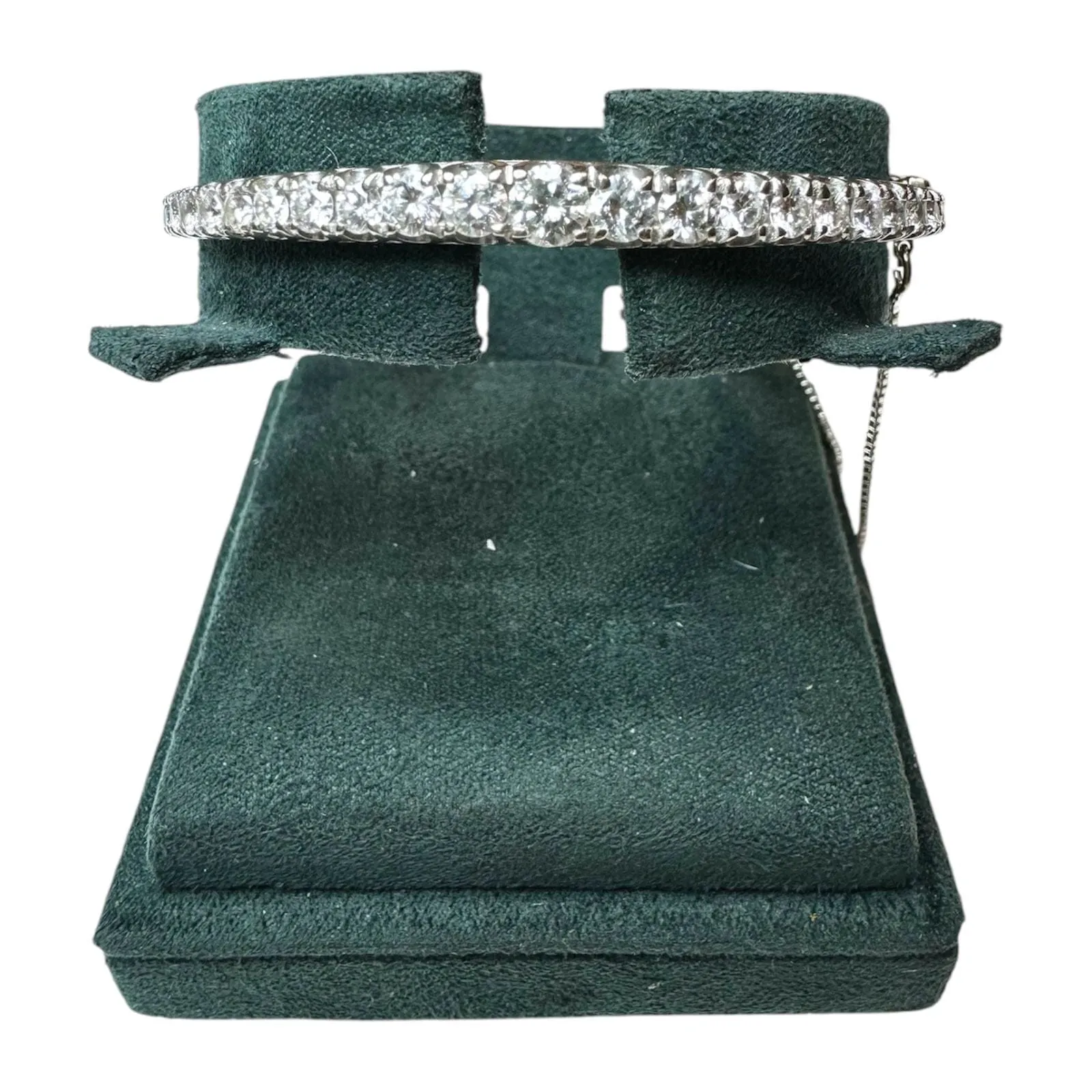 Bracelet Tennis Or Blanc Diamants 2.5ct sold by 58 Facettes product image thumbnail 3