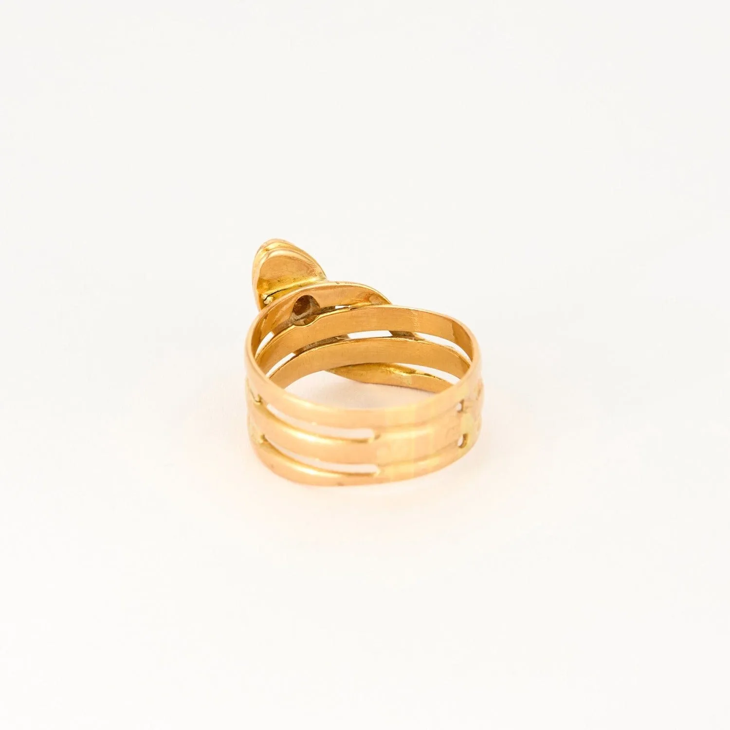 Bague Serpent en or jaune et diamant sold by 58 Facettes product image thumbnail 5