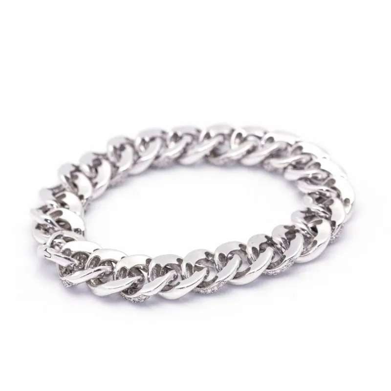 Diamond pavé bracelet SLABONES sold by 58 Facettes