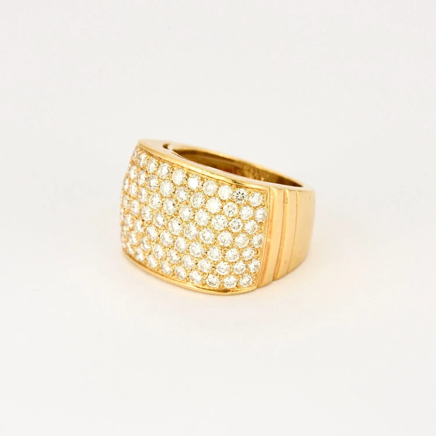 Bague Bandeau or jaune et diamants sold by 58 Facettes product image thumbnail 3