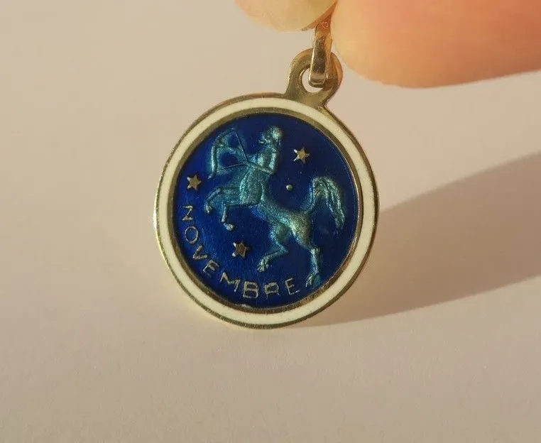 Pendentif Sagittaire Novembre or jaune émail sold by 58 Facettes product image thumbnail 5