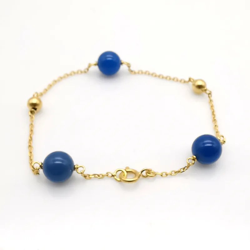 Bracelet or jaune perles sold by 58 Facettes