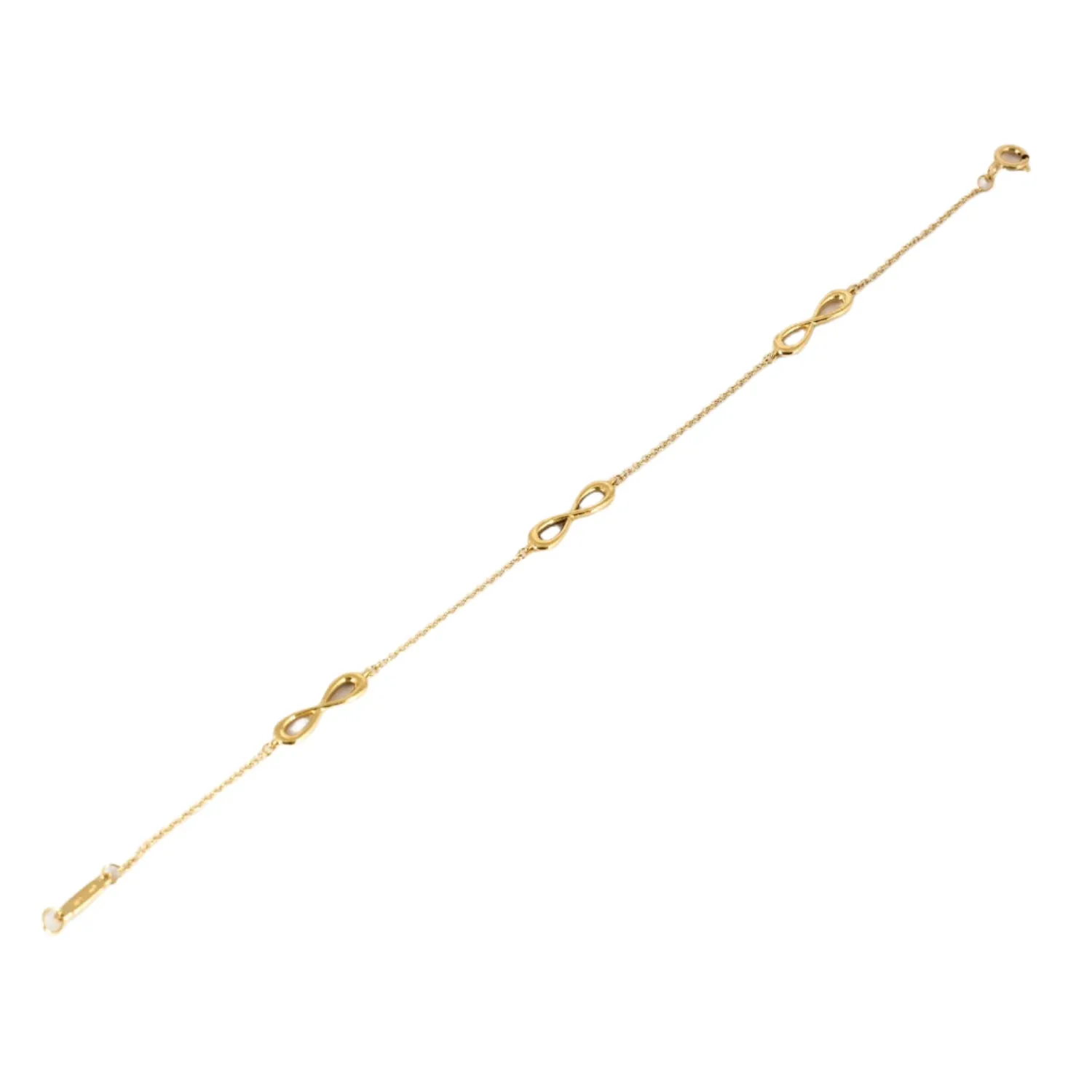 TIFFANY & CO- Bracelet Infiniti - or jaune sold by 58 Facettes