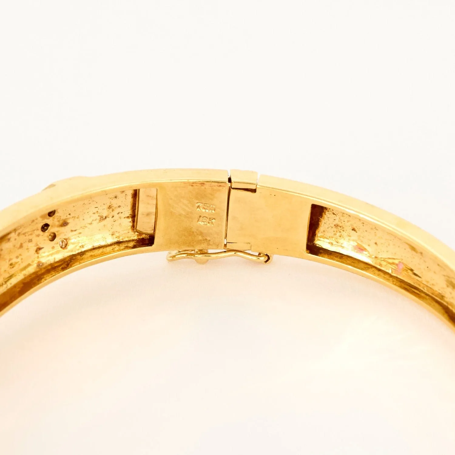 Bracelet jonc ouvrant, or jaune et rubis sold by 58 Facettes product image thumbnail 5