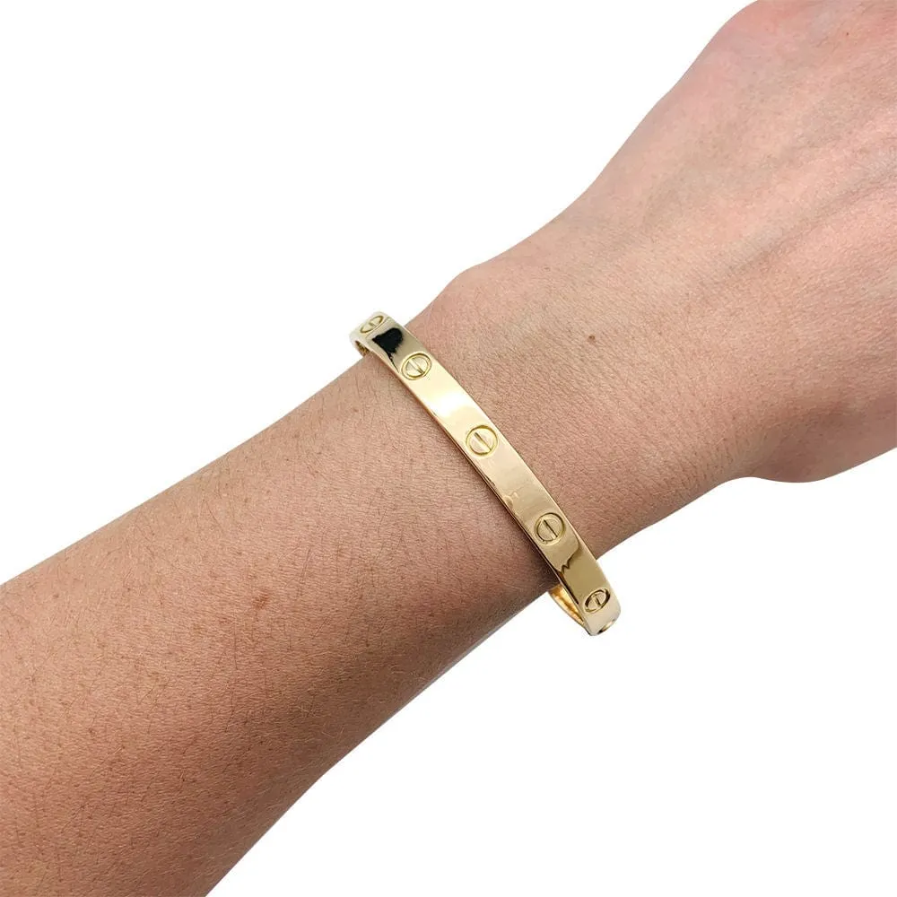Bracelet Cartier, "Love", or jaune. sold by 58 Facettes product image thumbnail 4