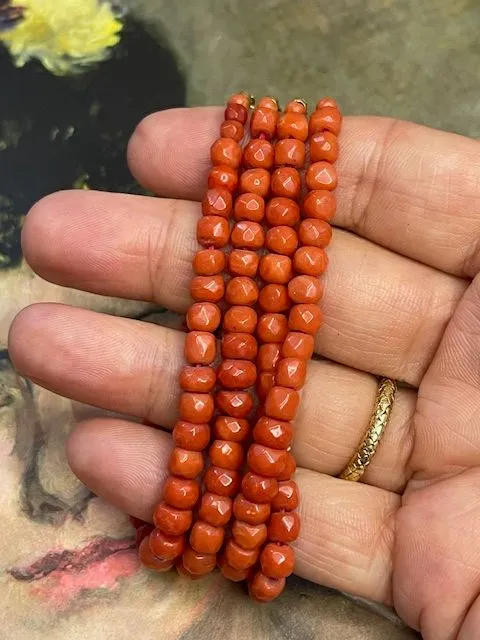 Bracelet manchette or et corail, époque Napoléon III sold by 58 Facettes product image thumbnail 5