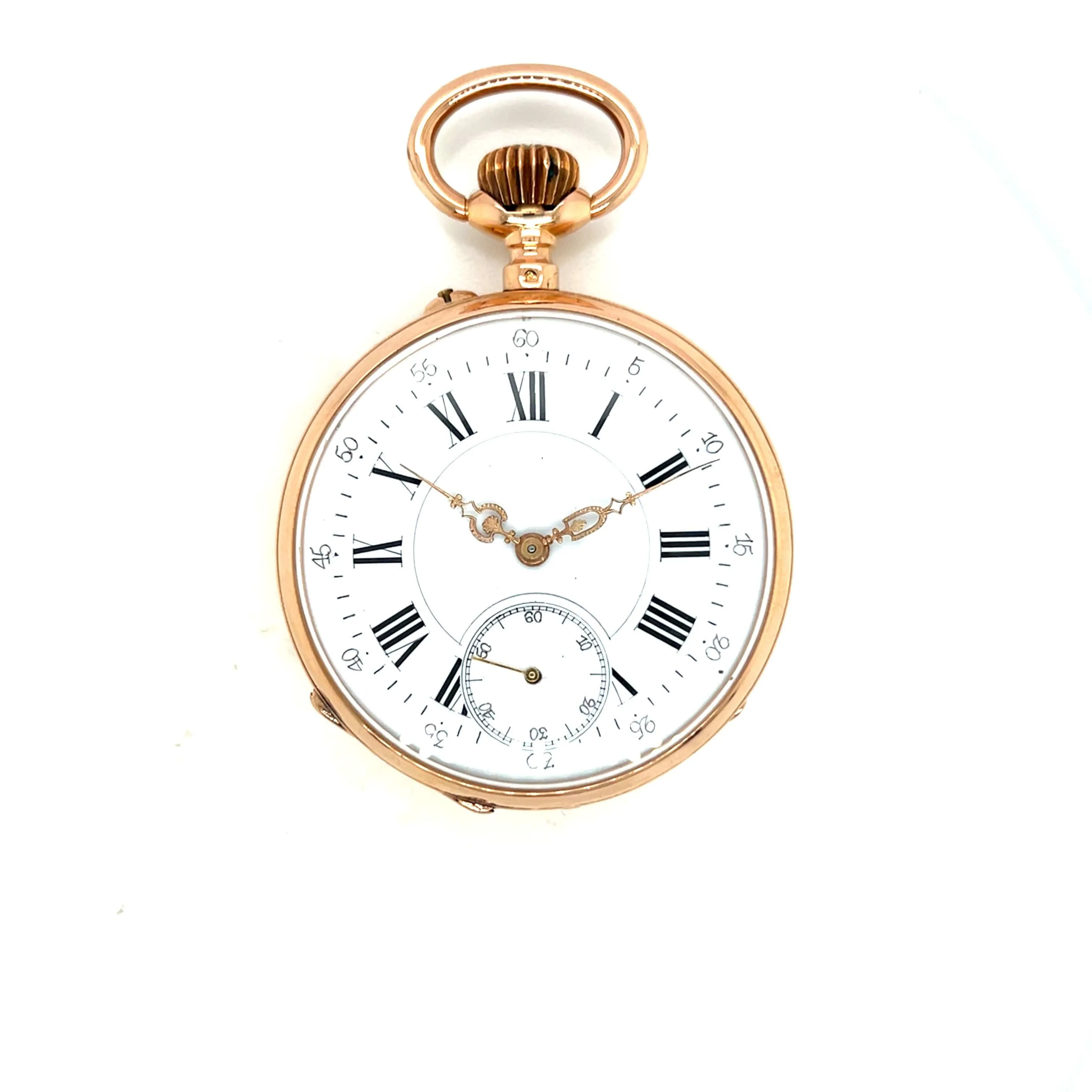 Antique Gold Lépine Pocket Watch sold by 58 Facettes product image thumbnail 3