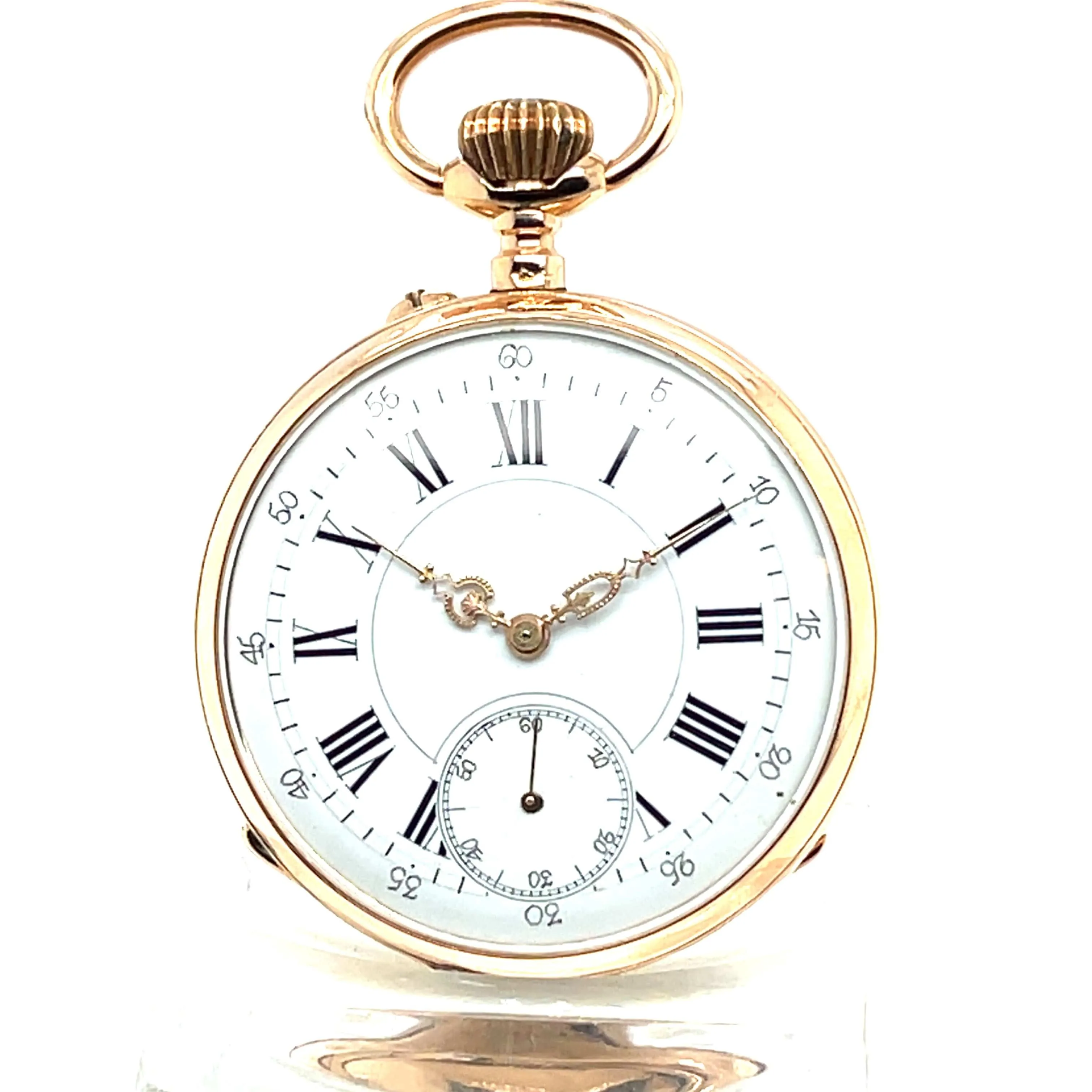 Antique Gold Lépine Pocket Watch sold by 58 Facettes product image thumbnail 5