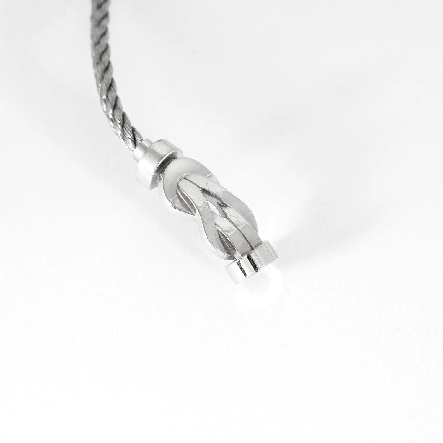 FRED- Chance Infinie- Bracelet en or gris et acier sold by 58 Facettes product image thumbnail 4