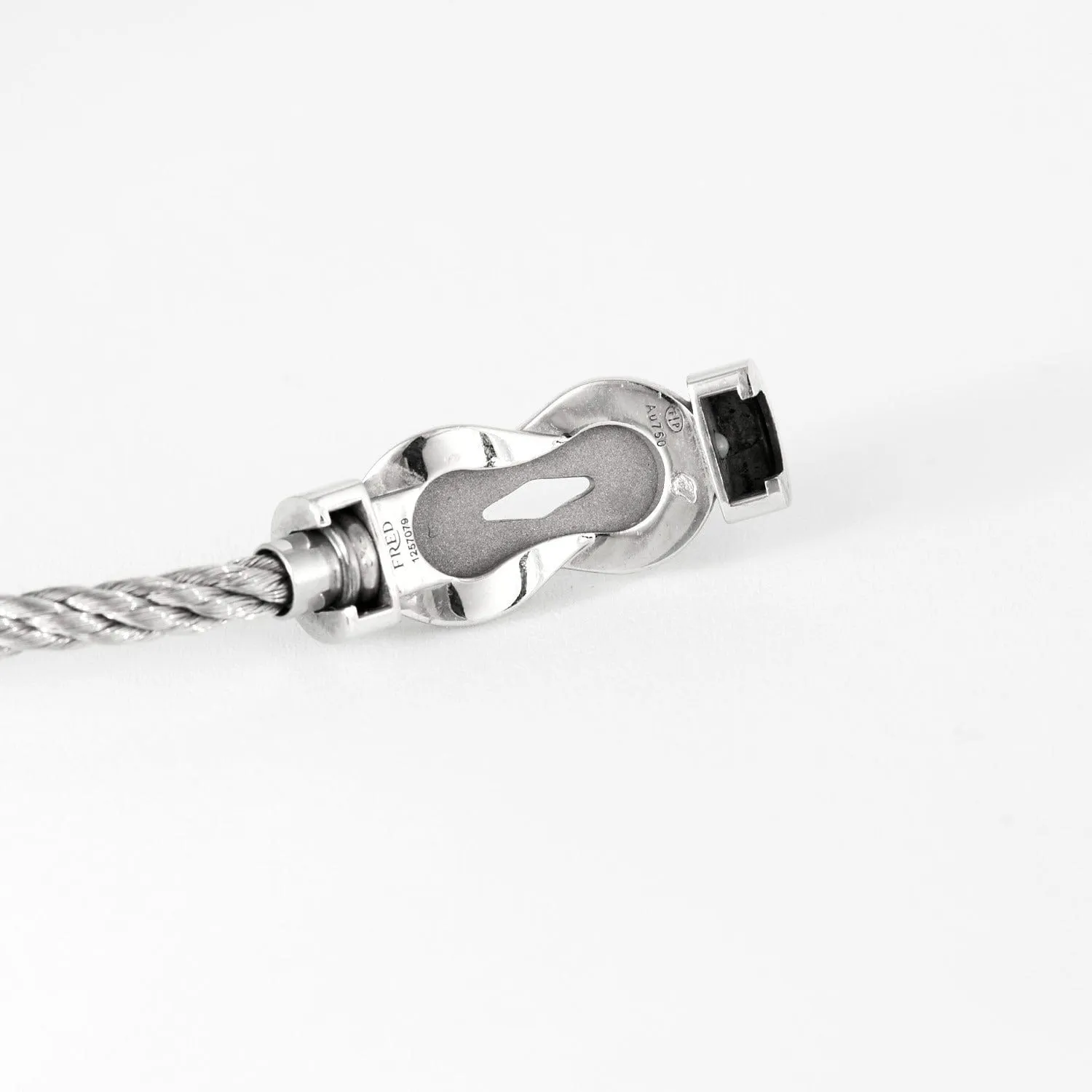 FRED- Chance Infinie- Bracelet en or gris et acier sold by 58 Facettes product image thumbnail 5