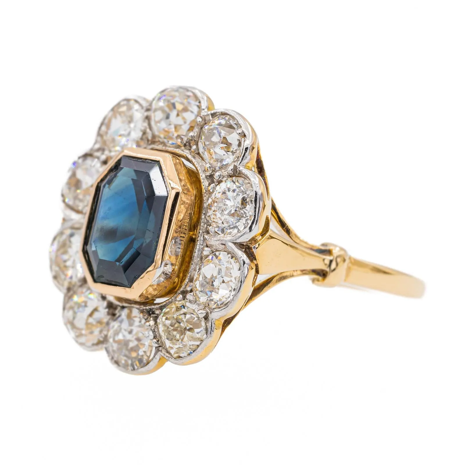 Bague Pompadour Or jaune Saphir sold by 58 Facettes product image thumbnail 3