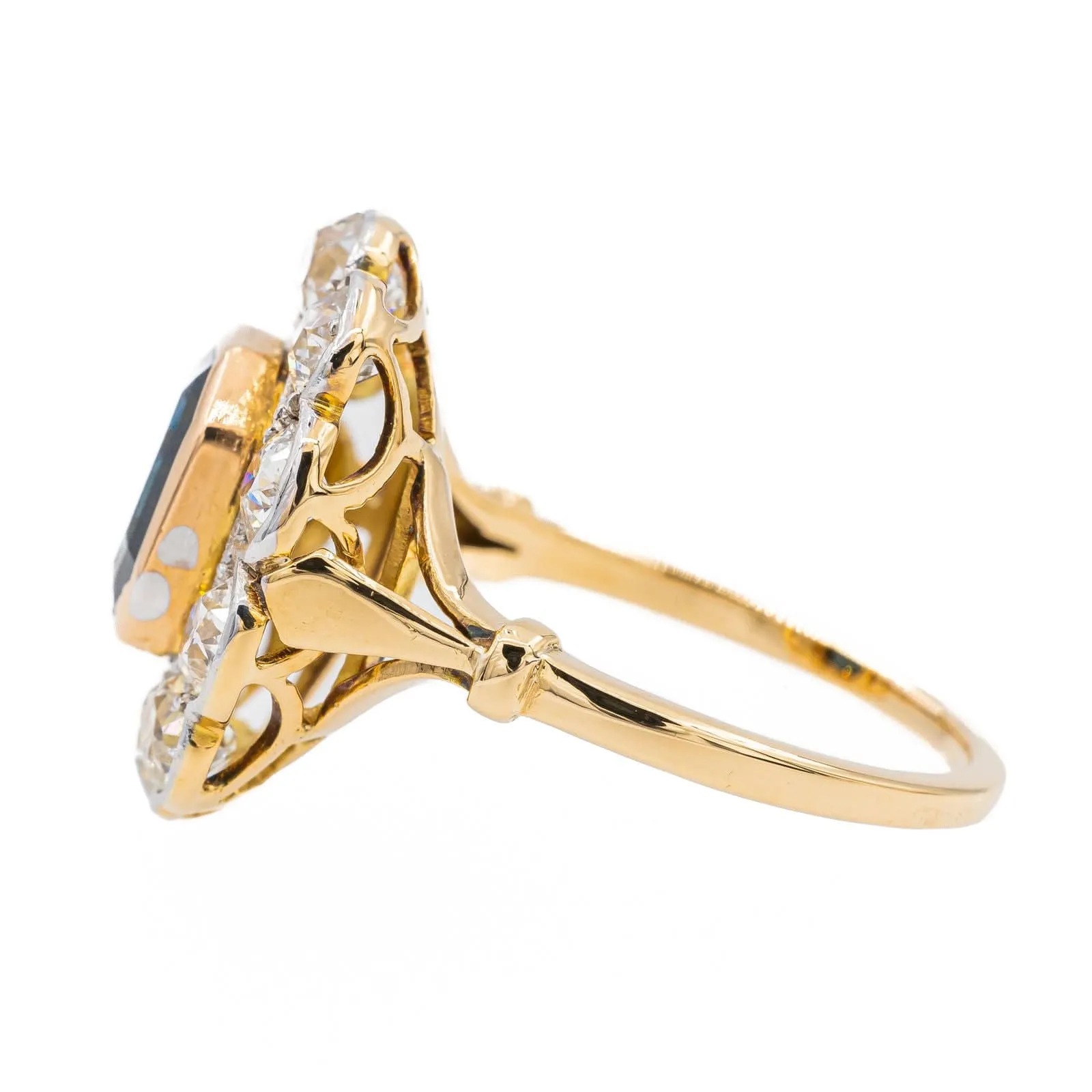 Bague Pompadour Or jaune Saphir sold by 58 Facettes product image thumbnail 4