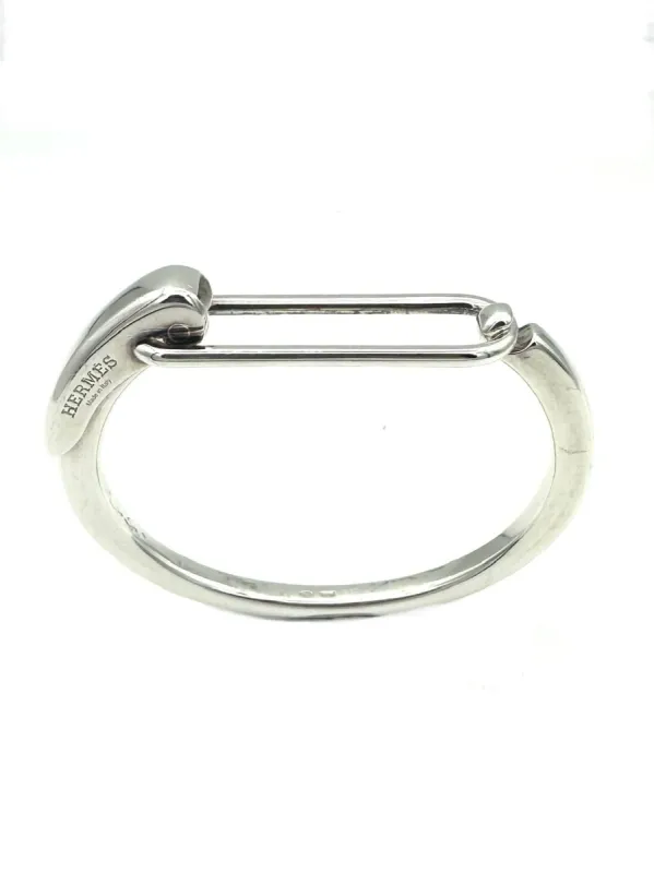 HERMES. Collection « Clic argent », bracelet en argent 925/00 sold by 58 Facettes