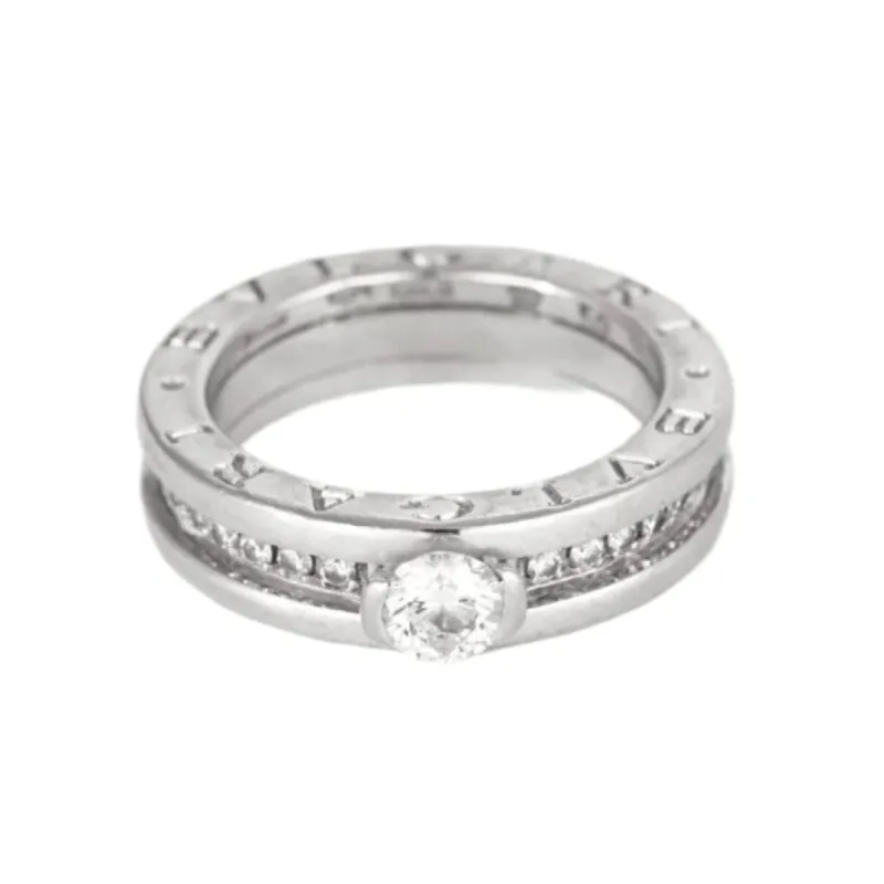 BULGARI - B.Zero1 - Solitaire or blanc et diamants sold by 58 Facettes